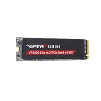 Patriot VP4300 Lite 1TB PCIe Gen4 x4. M.2 2280, Read/write speeds up to 7,400MB/s, 6,400MB/s, 5 Year Warranty