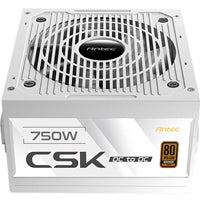 Antec CSK DC 750W White PSU, 80+ Bronze, Fully Wired, Antec's 5-year warranty