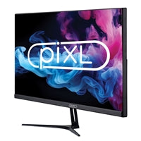 piXL PX24IDHFP 24 Inch Frameless Monitor, Widescreen IPS LCD Panel, 5ms Response Time, 75Hz Refresh Rate, Full HD 1920 x 1200, HDMI, DisplayPort, Internal PSU, 16.7 Million Colour Support, Black Finish, 3 Year Warranty