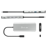 j5create JCD401 USB4™ Dual 4K Multi-Port Hub, Silver