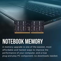 PNY (MN8GBSD43200-SI)  8GB, PERFORMANCE DDR4 3200MHz, Notebook Memory, CL22, Single channel, 10 year Warranty