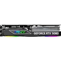 PNY NVIDIA GEFORCE RTX 5080 ARGB EPIC-X RGB OC16GB, GDDR7 Graphics Card, 10,752 Cuda Cores, 22.3GHz Core Clock, Triple Fan, 3 x Display Ports/ 1 x HDMI Port