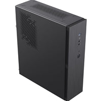 CiT S8i SFF Micro-ATX PC Case - 8.3L Compact Desktop Chassis, Brushed Front, 1 x 80mm Fan, 2 x USB 3.0, TFX PSU Support, Black