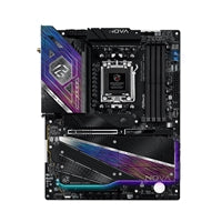 Asrock PHANTOM GAMING X870 Nova WiFi AMD Socket AM5 Motherboard, 4 x DDR5 DIMM Slots, 1 x Vertical M.2 Socket, 2 x USB4 Type-C, 5G LAN, 802.11be Wi-Fi 7 Module, 1 x HDMI Port