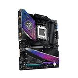 Asrock PHANTOM GAMING X870 Nova WiFi AMD Socket AM5 Motherboard, 4 x DDR5 DIMM Slots, 1 x Vertical M.2 Socket, 2 x USB4 Type-C, 5G LAN, 802.11be Wi-Fi 7 Module, 1 x HDMI Port
