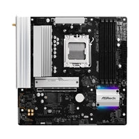 ASRock A620AM Pro RS WiFi AMD Socket AM5 Motherboard, 4 x DDR5 DIMM Slots, 1 x M.2 Socket (Key E), 2 x USB 3.2 Type-C, 2.5G LAN, 802.11axe Wi-Fi 6E Module, 1 x HDMI Port/ 1 x Display Port