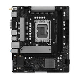 ASRock H810M-X WIFI Intel Socket 1851 Motherboard, 2 x DDR5 DIMM Slots, 1 x M.2 Socket (Key E), 1 x USB 3.2 Type-C, 2.5G LAN, 802.11ac Wi-Fi Module, 1 x HDMI Port/ 1 x Display Port