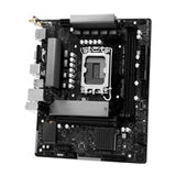 ASRock H810M-X WIFI Intel Socket 1851 Motherboard, 2 x DDR5 DIMM Slots, 1 x M.2 Socket (Key E), 1 x USB 3.2 Type-C, 2.5G LAN, 802.11ac Wi-Fi Module, 1 x HDMI Port/ 1 x Display Port