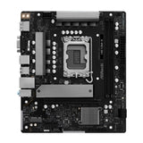 ASRock H810M-X Intel Socket 1851 Motherboard, 2 x DDR5 DIMM Slots, 1 x M.2 Socket (Key E), 1 x USB 3.2 Type-C, 2.5G LAN, 1 x HDMI Port/ 1 x Display Port