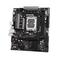 ASRock H810M-H Intel Socket 1851 Motherboard, 2 x DDR5 DIMM Slots, 1 x Hyper M.2 Socket , ASRock Intel 4-Layer Memory POOL 1 x HDMI Port/ 1 x Display Port