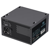 EVO LABS BR600-12BL Bloc d'alimentation 600 W, ventilateur silencieux noir 120 mm avec ventilation améliorée, non modulaire, stable et fiable, emballé au détail