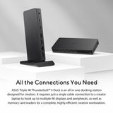 ASUS Triple 4K Thunderbolt 4 Dock DC500 Wired Black