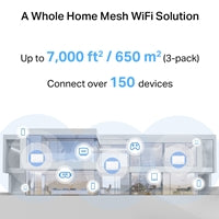 Mercusys Halo H25BE BE3600 Whole Home Mesh Wi-Fi 6 System (3 Pack)
