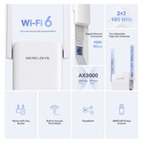 Mercusys ME80X AX3000 Wi-Fi Range Extender