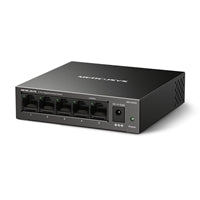 Mercusys (MS105GP) Conmutador de escritorio Gigabit de 5 puertos con PoE+ de 4 puertos, caja de acero