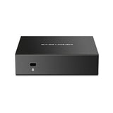Mercusys (MS105GP) Conmutador de escritorio Gigabit de 5 puertos con PoE+ de 4 puertos, caja de acero