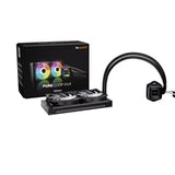 be quiet! Pure Loop 3 LX Liquid CPU Cooler, Universal Socket, 240mm Radiator, 2 x Light  Wings LX PWM High Speed, Stylish ARGB cooling block featuring 10 included lighting foils, 3-year manufacurer's warranty.