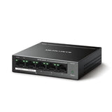 Mercusys (MS105GP) Switch de bureau Gigabit à 5 ports avec PoE+ à 4 ports, boîtier en acier