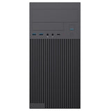 CiT Mentor Micro-ATX Office PC Case With USB Type C and 80mm Rear Black Fan Included