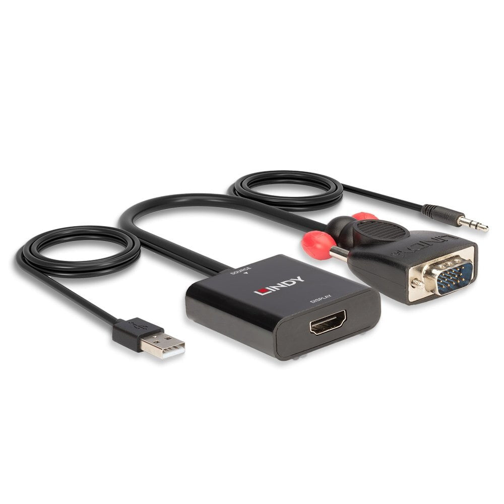 Lindy VGA and Audio to HDMI Converter