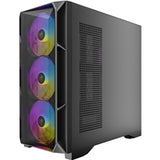 Antec AX1000 ARGB Mid-Tower Gaming PC Case, Full Mesh Front, Tempered Glass, Steel/Plastic,  4 x 120mm ARGB Fans, E-ATX, ATX/Micro-ATX/ITX Compatible
