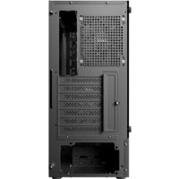 Antec AX27 RGB Elite Mid-Tower Gaming PC Case with Tempered Glass, Full Mesh Front Panel, 4 Pre-installed 120mm Fixed-RGB Fans, ATX/Micro-ATX/ITX Compatible, Black