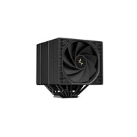 DeepCool ASSASSIN VC ELITE Black Dual-Tower CPU Cooler  Vapor Chamber Base, 7 Heatpipes, 300W TDP, Quiet Dual Fans (140mm + 120mm), Dual Performance/Quiet Modes, Universal Socket Support