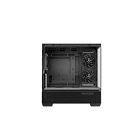 DeepCool CG380 3F Micro-ATX Gaming Case Black  Panoramic Tempered Glass Side Panel, Mesh Airflow Front, 3 Pre-Installed ARGB Fans, USB-C & USB-A Front I/O, Spacious SFF/mATX/ITX Build Support