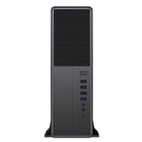 CiT S014C Black Slim Micro ATX/ITX Desktop Case with 300W Power Supply, USB 2.0, USB 3.0 Type-A & Type-C Ports
