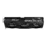 PNY NVIDIA GeForce RTX 5070 OC 12GB GDDR7 Graphics Card, 6144 CUDA Cores, 2160 MHz Core Clock, Triple Fan, 3x DisplayPorts / 1x HDMI Port