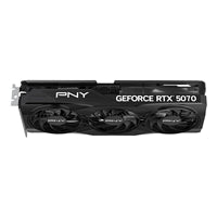 PNY NVIDIA GeForce RTX 5070 OC 12GB GDDR7 Graphics Card, 6144 CUDA Cores, 2160 MHz Core Clock, Triple Fan, 3x DisplayPorts / 1x HDMI Port