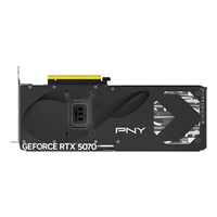 PNY NVIDIA GeForce RTX 5070 OC 12GB GDDR7 Graphics Card, 6144 CUDA Cores, 2160 MHz Core Clock, Triple Fan, 3x DisplayPorts / 1x HDMI Port