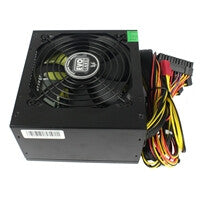 EVO LABS BR750-12BL Fuente de alimentación de 750 W, ventilador silencioso negro de 120 mm con ventilación mejorada, no modular, estable y confiable, empaquetado al por menor