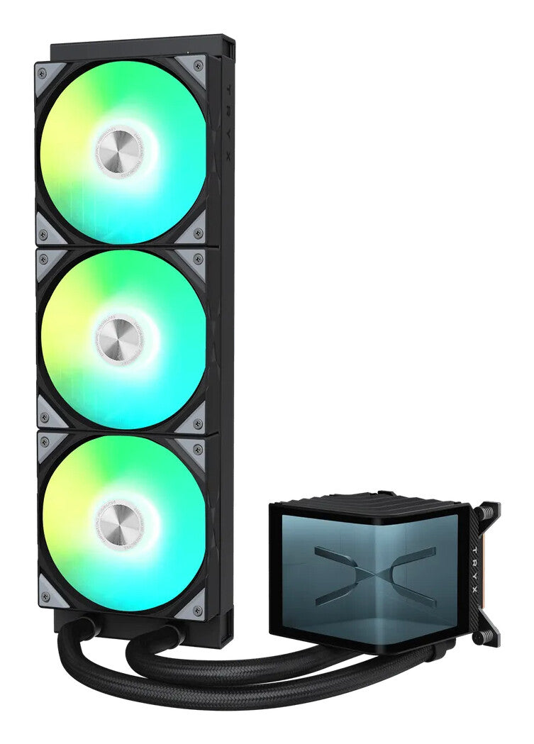 TRYX PANORAMA ARGB 360 Processor Liquid cooling kit 12 cm Black 1 pc(s)