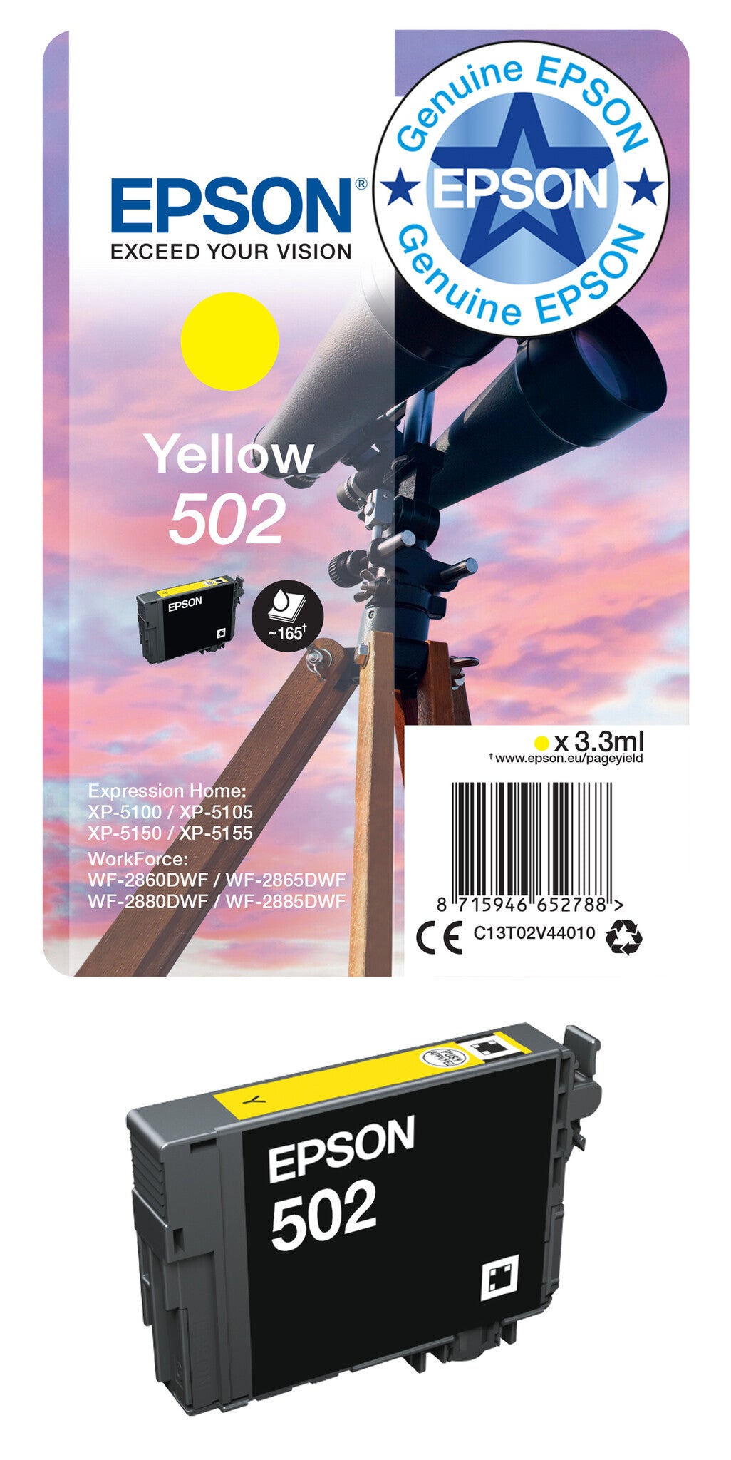 Epson Multipack 4-colours 502 XL Black/Std. CMY