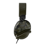 Turtle Beach Recon 70 Camo Green Wired Multiplatform Gaming Headset for PS5, PS4, Xbox Series X or S, Xbox One and Mobile with 3.5mm Wired Connection, Flip-to-Mute Mic, 40mm Speakers