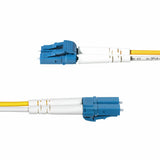 StarTech.com 2m (6.6ft) LC to LC (UPC) OS2 Single Mode Duplex Fiber Optic Cable, 9/125µm, 100G, Bend Insensitive, Low Insertion Loss - LSZH Fiber Jumper Cord