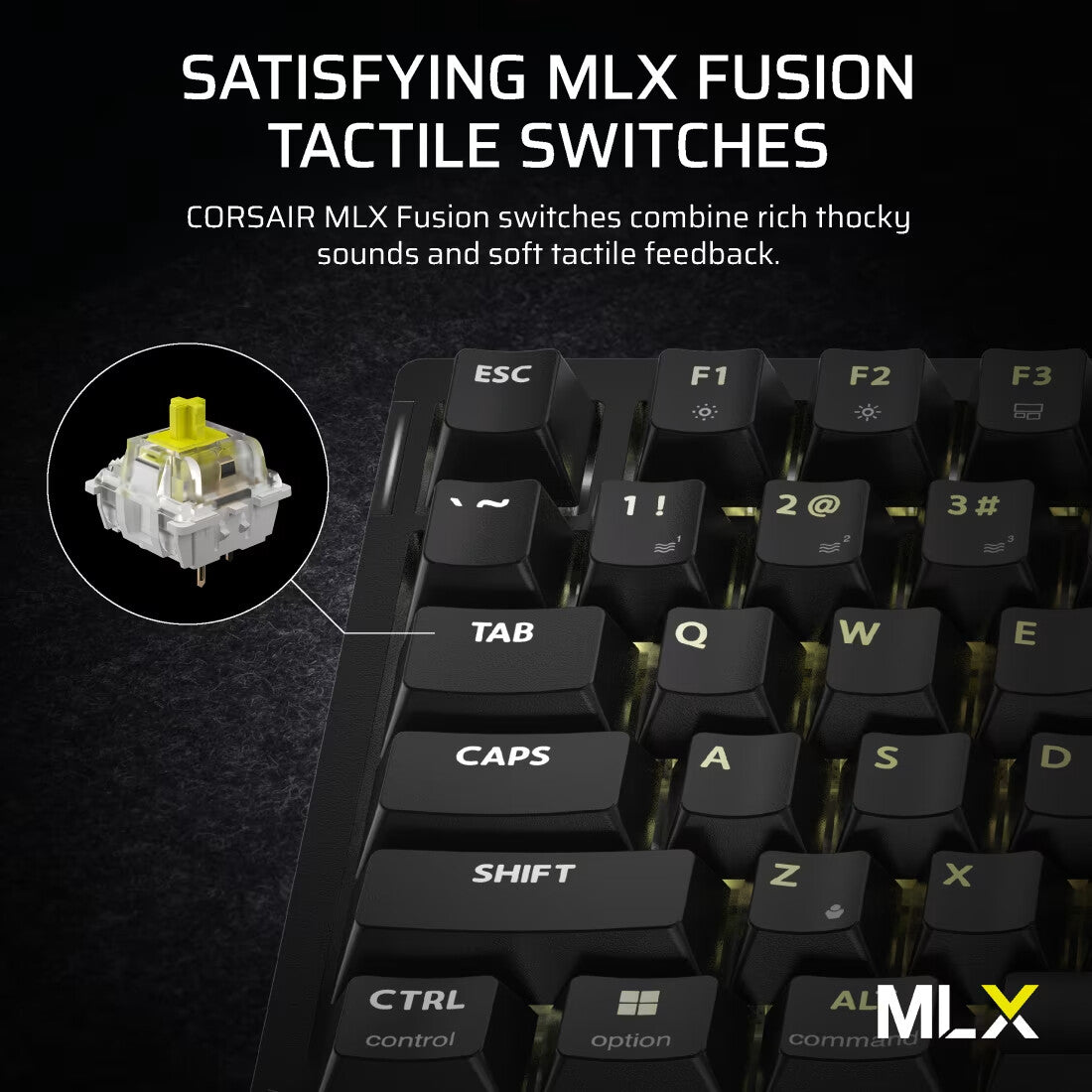 Corsair K65 PLUS WIRELESS keyboard Gaming RF Wireless QWERTY UK English Black