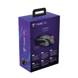 Turtle Beach Pure SEL Black - Ultra-Light Ergonomic RGB Gaming Mouse, 8K DPI Optical Sensor, Mechanical Switches, Pretension System, Pure PTFE glides, RGB Illumination