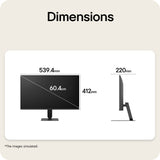 LG Monitor U4 24U411B-B 24-inch IPS Full HD 144Hz Monitor