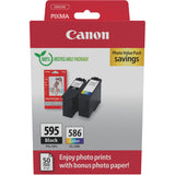 Canon PG595/CL586 PVP ink cartridge 2 pc(s) Original Black, Cyan, Magenta, Yellow