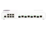 QNAP QSW-M2106-4C network switch Managed L2 2.5G Ethernet (100/1000/2500) White