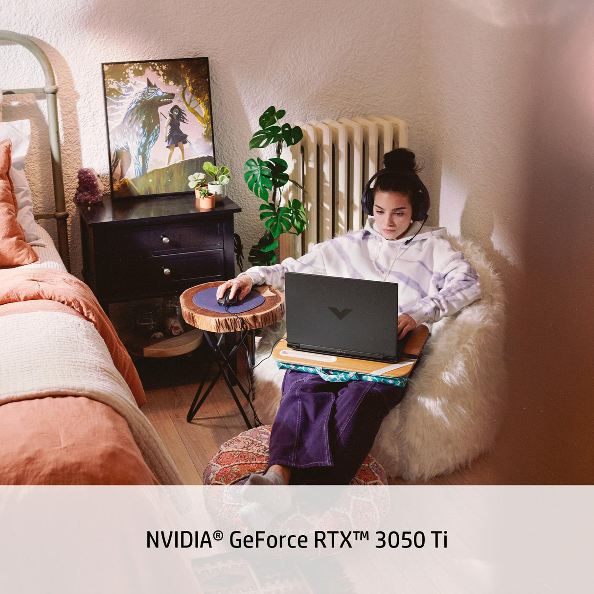 Victus by HP 15-fb0003na AMD Ryzen™ 7 5800H Laptop 39.6 cm (15.6") Full HD 8 GB DDR4-SDRAM 512 GB SSD NVIDIA GeForce RTX 3050 Ti Wi-Fi 6 (802.11ax) Windows 11 Home Black