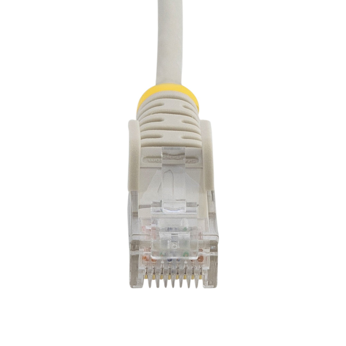 StarTech.com 50cm Gray Slim CAT6 Cable, 10 Pack, Snagless, 100W PoE, UTP, LSZH, 28AWG Pure Bare Copper Wire, Slim RJ45 Network Patch Cord w/Strain Reliefs, Individually Tested