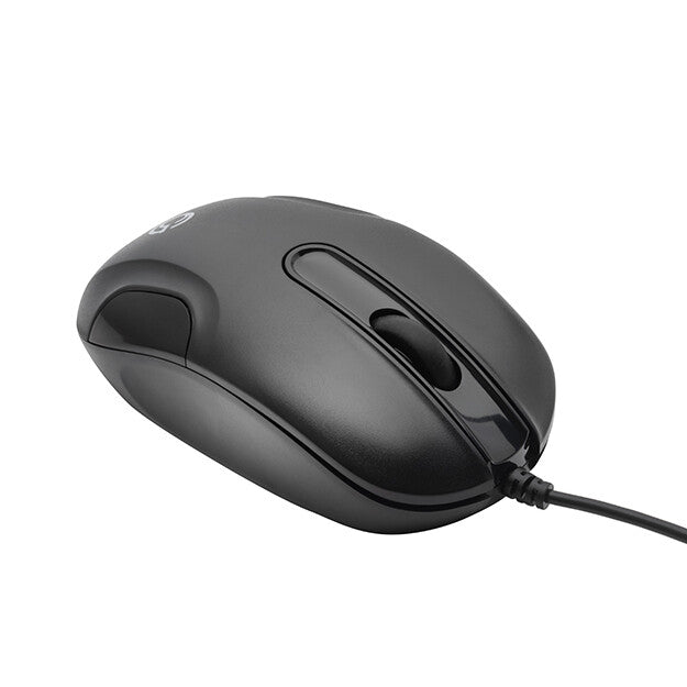 connektgear KB235 USB Standard UK Layout Keyboard & 3 Button Optical Mouse - Black