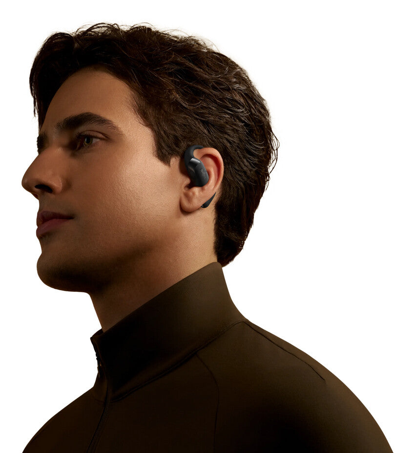 SHOKZ OpenFit 2 Headphones Wireless Ear-hook Calls/Music/Sport/Everyday Black