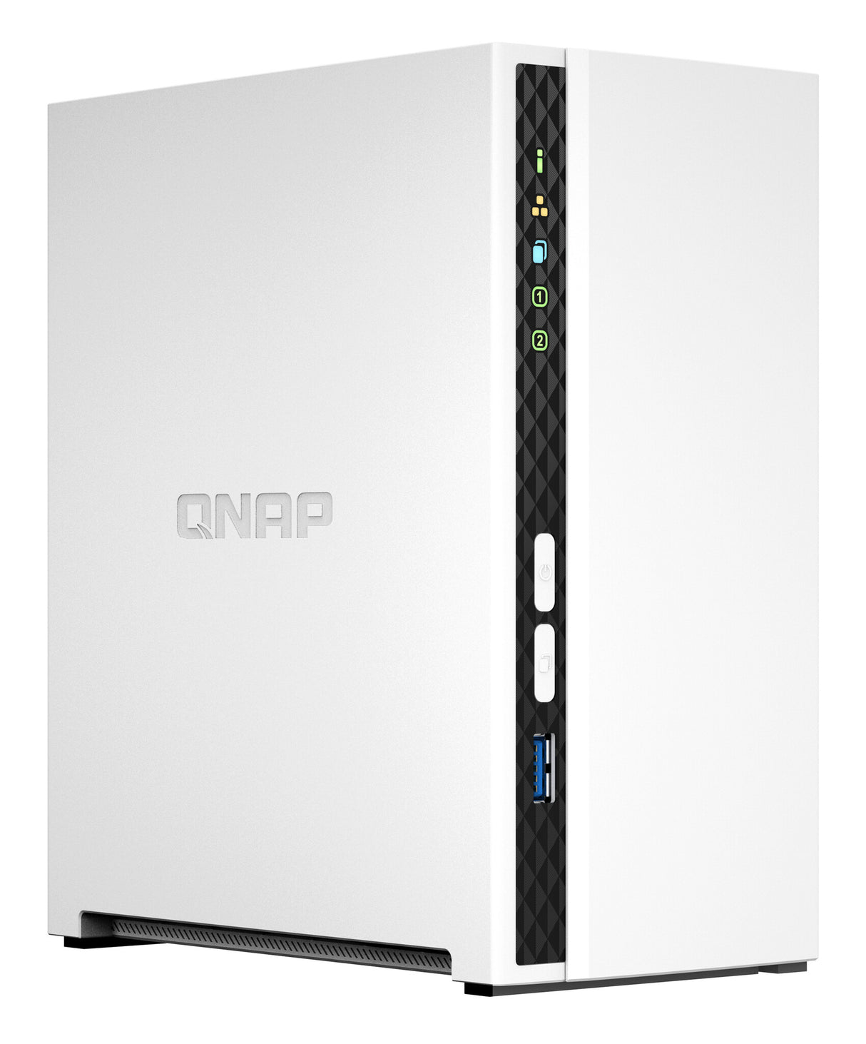 QNAP TS-233 NAS/storage server Mini Tower ARM Cortex-A55 2 GB QNAP QTS White