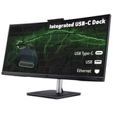 Acer CB3 Vero CB343CURD docking monitor - 34", UWQHD, 21:9 ultrawide, 3800R curve, 60Hz, AdaptiveSync, webcam, height adjustable