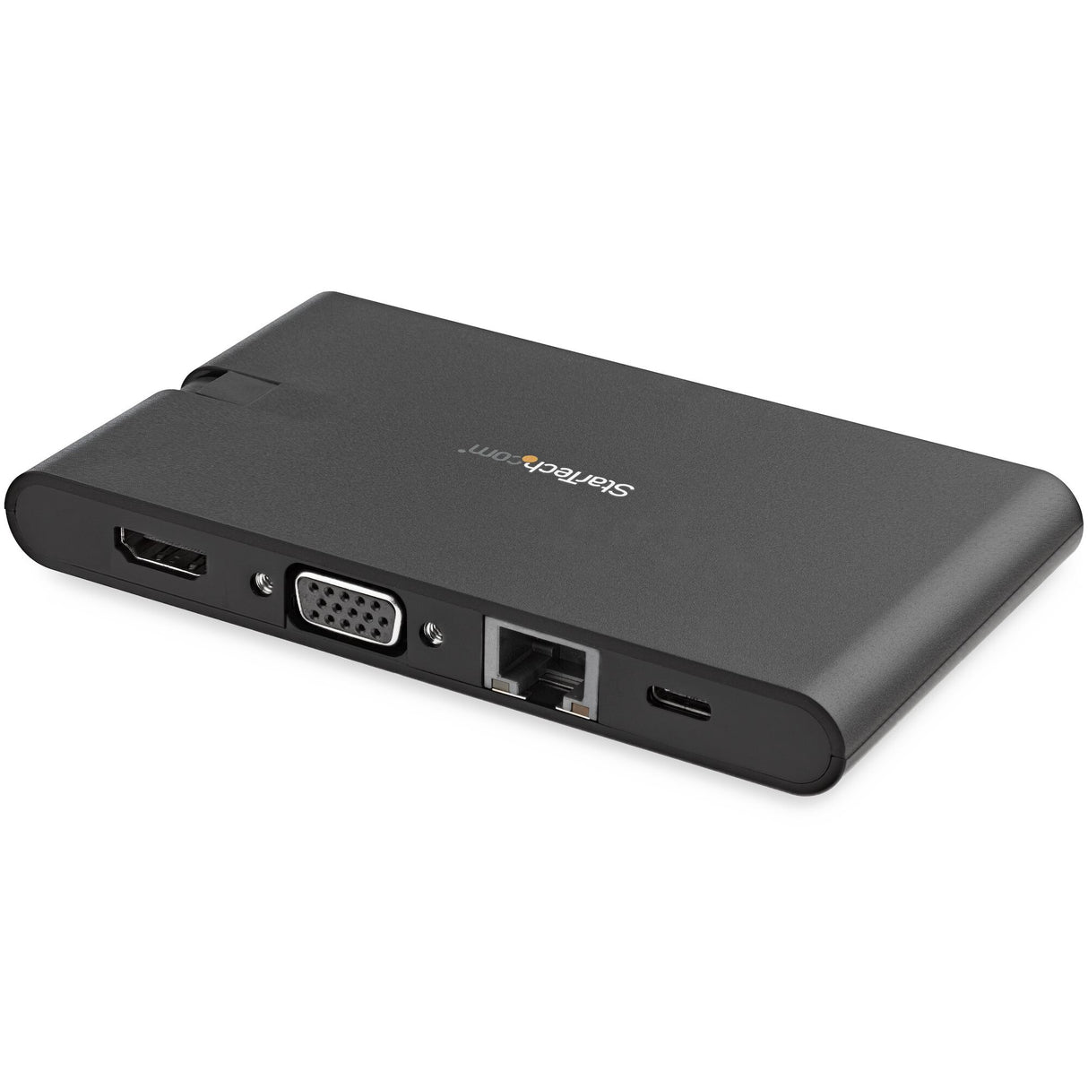 StarTech.com USB C Multiport Adapter - USB Type-C Mini Dock with HDMI 4K or VGA 1080p Video - 100W Power Delivery Passthrough, 3-port USB 3.0 Hub, GbE, SD & MicroSD - Laptop Travel Dock