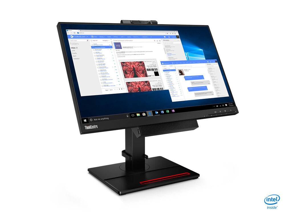 Lenovo ThinkCentre Tiny in One LED display 54.6 cm (21.5") 1920 x 1080 pixels Full HD Black